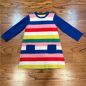 Mini Boden Multicolor Striped Dress